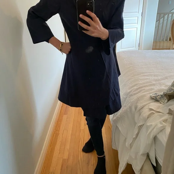 Eileen Fisher Women's Jacket & Coat Trench Coat - Picture 10 of 12
